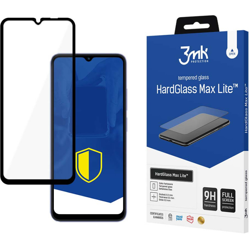 Xiaomi Redmi 12C - 3mk HardGlass Max Lite™ screen protector