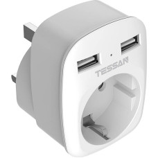 Tessan Travel adapter TS-611-UK-GRA