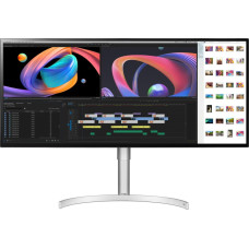 LG UltraWide 34WK95UP-W Monitor 86 36cm (34 Zoll) (5K2K  Nano IPS  5ms  HDMI  DisplayPort  Thunderbolt 3  USB-Hub)