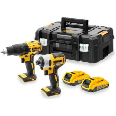 Dewalt-Maszyny akumulators Combo komplekts DCF787 + DCD778 18V Li-Ion XR 2x2.0Ah, TSTAK II DeWalt korpuss [DCK2060D2T-QW]