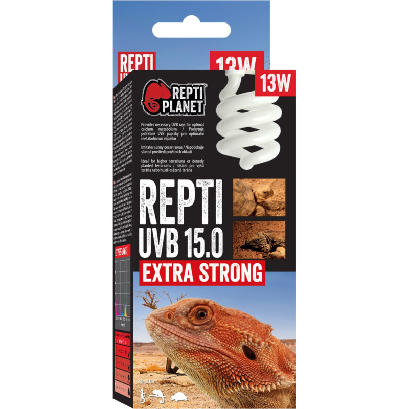 Repti Planet Apgaismojums terārijam : Repti Planet Repti UVB 15.0, 13W