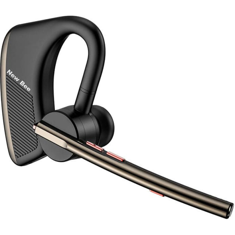 Newbee Wireless headphone with microphone New Bee M50 (black and gold)