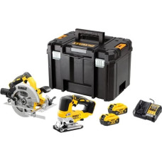 Dewalt-Maszyny akumulators Combo komplekts DCS570 + DCS334, 18V XR, DeWalt [DCK2012P2T-QW] 2x5.0Ah, Li-Ion