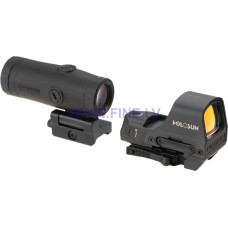 Holosun HS510C saules sarkanā apļa punkta tēmēkļa kombinācija ar HM3X