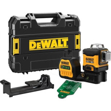 Dewalt-Maszyny ar akumulatoru darbināms, pašizlīdzinošs 3 staru 360° lāzers ar zaļu staru līdz 30m, 12/18V DEWALT [DCE089NG18-XJ] Li-Ion