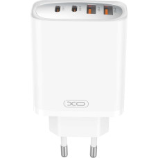 XO wall charger CE22 PD 45W 2x USB-C 2x USB white