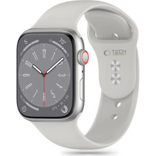 Tech-Protect Silicone Strap for Apple Watch 4 | 5 | 6 | 7 | 8 | 9 | SE | Ultra 1 | 2 (42 | 44 | 45 | 49 mm) - Light Gray