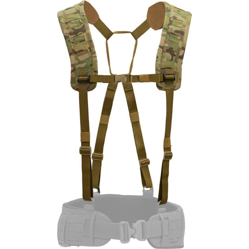 Templars Gear - X-Harness 4 punktu taktiskie balsti - MOLLE - MultiCam - TG-X-HAR-MC