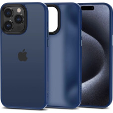 Tech-Protect MagMat case for iPhone 15 Pro Max - navy blue matte