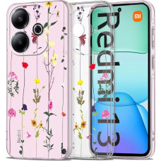 Tech-Protect FlexAir+ case for Xiaomi Redmi 13 - colorful flowers