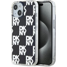 Dkny IML Checkered Mono Pattern case for iPhone 15 Plus | 14 Plus - black