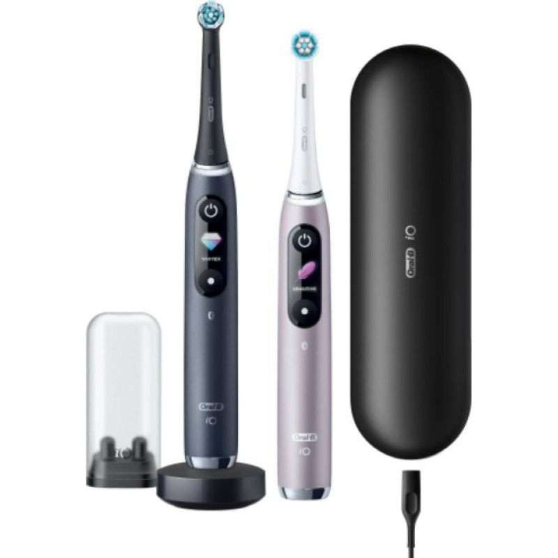 Oral-B iOM9D.2J2.2AD Oral-B iO 9 Duo Elektriska Zobu Birste Black Onyx| Rose