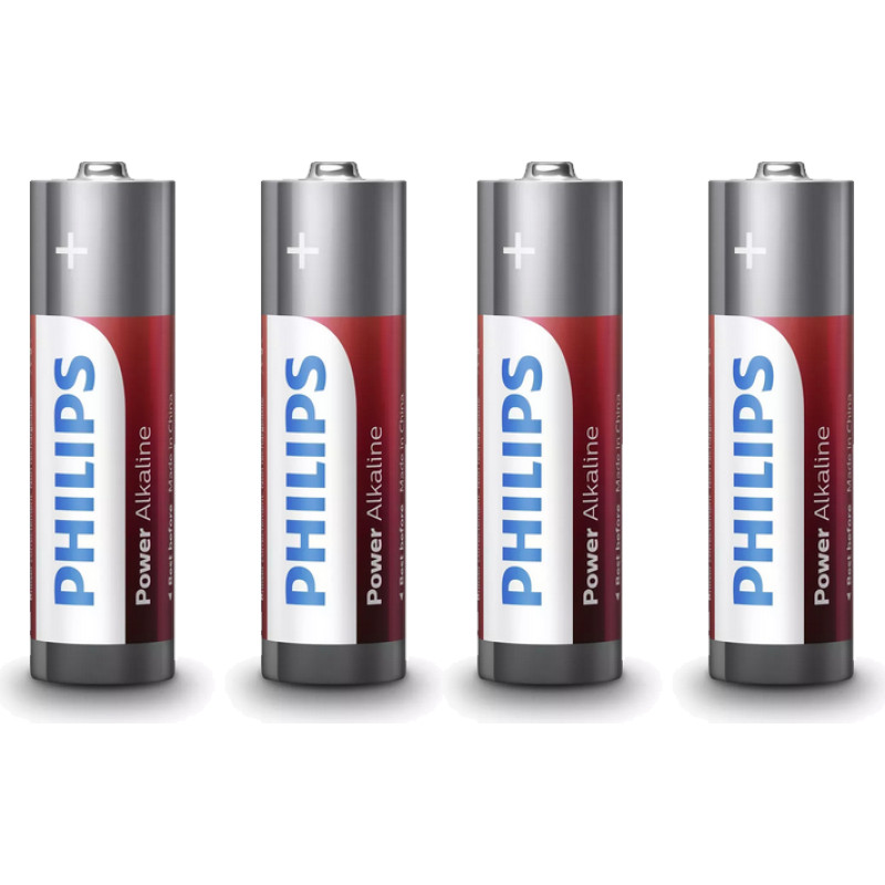 Battery PHILIPS AA 4pcs Power Alkaline