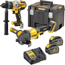 Dewalt-Maszyny akumulators Combo komplekts DCD999 + DCG418 18V Li-Ion XR 2x6.0Ah, TSyes, DeWalt [DCK2016T2T-QW]