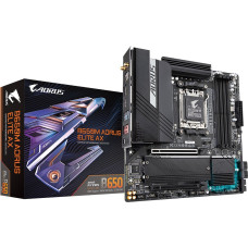 GIGABYTE B650M AORUS ELITE AX mATX Mainboard Socket AM5 HDMI|DP|USB-C|M.2|WIFI6E