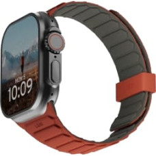 UAG Pathfinder Silicone Double-Sided Magnetic Strap for Apple Watch 42 | 44 | 45 | 46 | 49mm - Gray-Orange