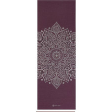 Gaiam Midnight Plum Sundial Flower Yoga Mat 5mm 65734