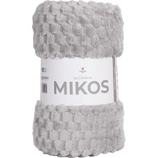 MIKOS dekoratīvā sega, izmērs 160x200cm, krāsa 007 gaiši pelēka MIKOS0/CODE/007/160200/1