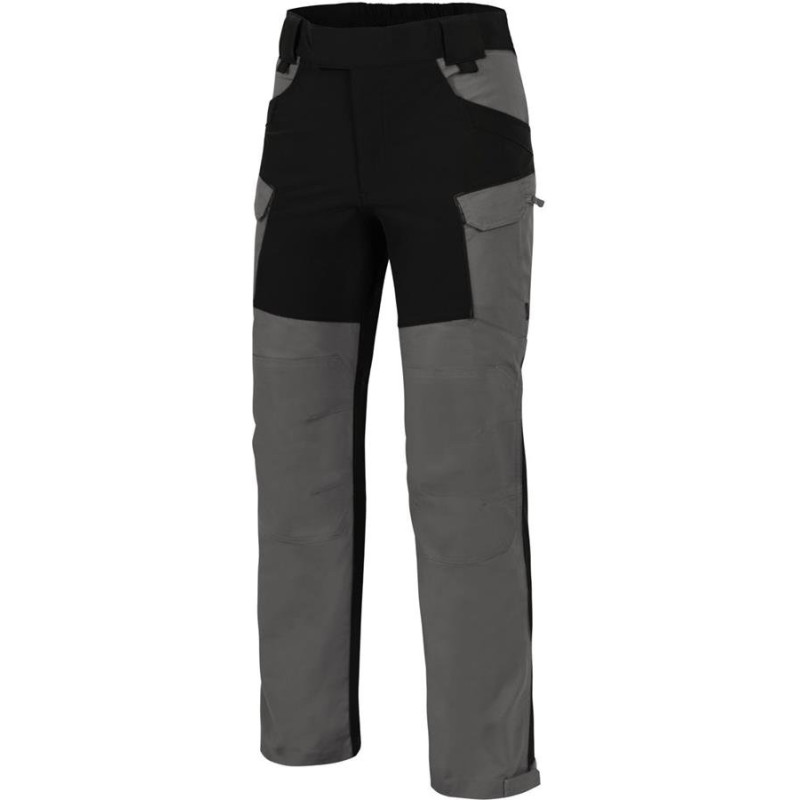 Helikon - Hibrīdas Outback Bikses - DuraCanvas - Mākoņpelēks/melns - SP-HOP-DC-8401A (M Short)