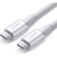 Ugreen USB-C 5A ātrās uzlādes PD QC kabelis 1m balts