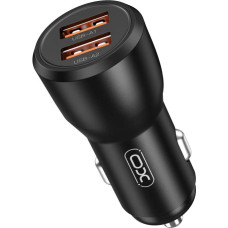 XO car charger CC55 30W 2x USB black