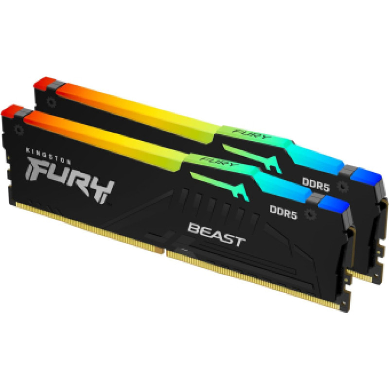 Operatīvā atmiņa Kingston Fury Beast RGB 32GB Black