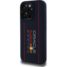 Red Bull Silicone Vertical Logo MagSafe Case for iPhone 15 Pro Navy