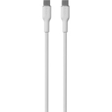 Puro Elektrik Puro Soft USB-C - USB-C 60W 1.5m silicone cable - white