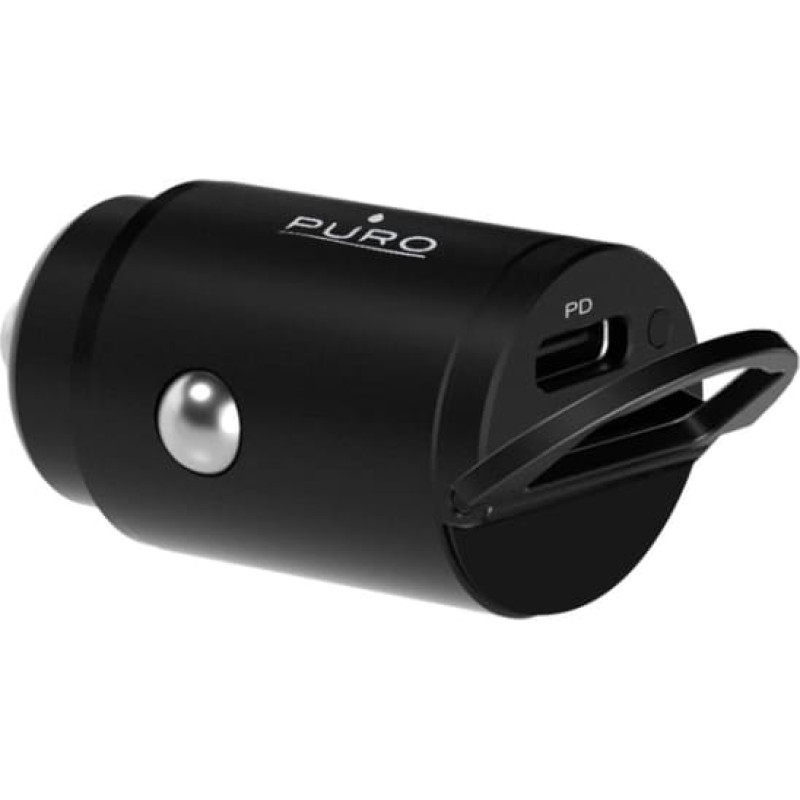 Puro Elektrik Puro Mini 20W USB-C Car Charger - Black