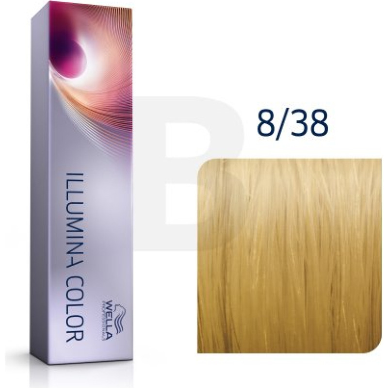 Wella Professionals Illumina Color profesionālā pastāvīgā matu krāsa 8|38 60 ml