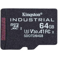 Kingston Industrial - flash memory card - 64 GB - microSDXC UHS-I