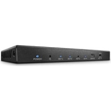 Lindy 4 Port HDMI 2.0 18G Splitter - video|audio splitter - 4 ports