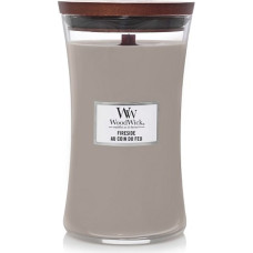 Woodwick Fireside scented candle with wooden wick 609,5 g