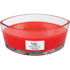 Woodwick Crimson Berries scented candle with wooden wick 453,6 g