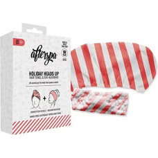 Afterspa Holiday Heads Up gift set cosmetic headband + hair towel