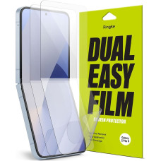 RINGKE DUAL EASY 2 IEPAKOJUMI GALAXY Z FLIP 6 CAURSPĪDĪGA AIZSARGPLĒVE