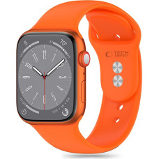 TECH-PROTECT SILIKONA APPLE WATCH 6 | 7 | 8 | 9 | 10 | SE (40 | 41 | 42 MM) SPILGTI ORANŽS