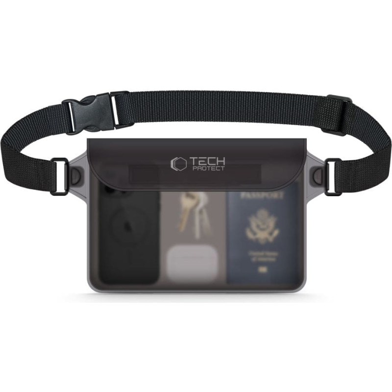 TECH-PROTECT UWP10 UNIVERSĀLA ŪDENSNECAURLAIDĪGA SOMIŅA 10 COLLU MELNA|CAURSPĪDĪGA