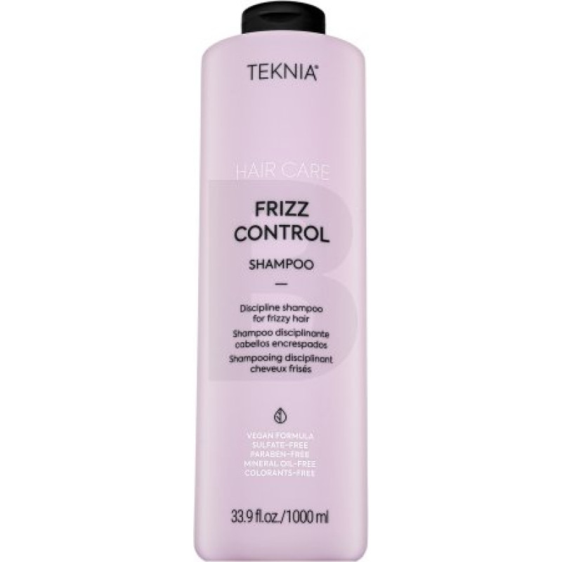 Lakmé Teknia Frizz Control šampūns izlīdzinošs šampūns rupjiem un nepaklausīgiem matiem 1000 ml