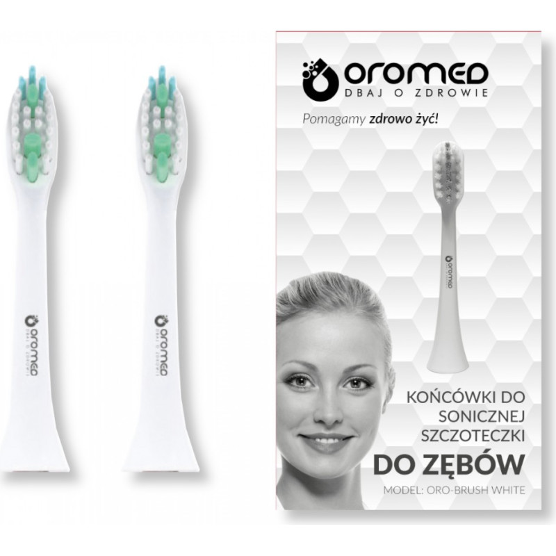 Oro-Med Sonic toothbrush tip ORO-BRUSH WHITE