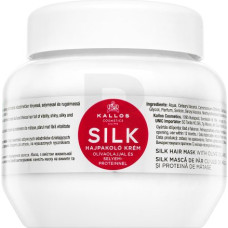 Kallos Silk Hair Mask izlīdzinoša maska rupjiem un nepaklausīgiem matiem 275 ml