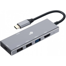 TB Adapter HUB USB C 7in1 - HDMI, USBx3, PD, SD|TF