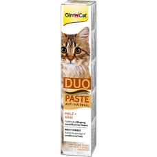 Gimborn Vitaminizēta pasta kaķiem : GimCat Anti Hairball Duo Paste, Cheese, 50 g