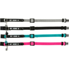 Trixie Kakla siksna kaķiem - Trixie Cat collar with address tag, nylon, 1 gab