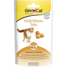 Gimborn Vitamīnizēta papildbarība : GimCat Multi Vitamin Tabs 40g