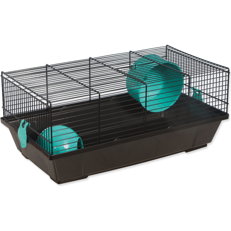 Placek Būris : Placek Cage Viktor black, accessories blue, 50.5*28*21cm