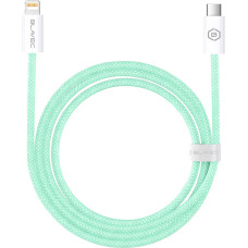 Blavec Cable Candy braided - Type C to Lightning - PD 20W 2,4A 2 metres (CCA-CL24GN20) green