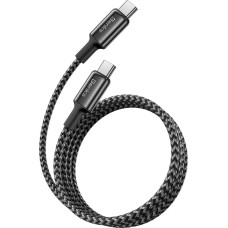 Benks Cable D49 braided - Type C to Type C - PD 60W 3A 1,2 metres black