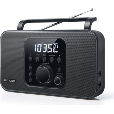 Muse Radio M-091R Black  AUX in  Alarm function 3700460206444