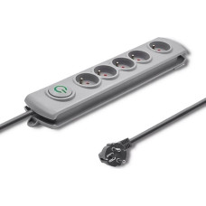 Surge protector 5 sockets 3m gray